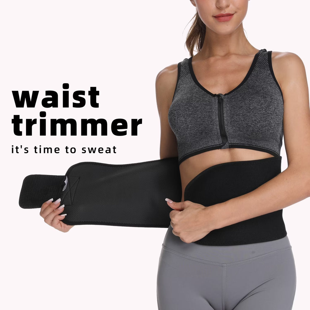 Waist Trainer for Women & Men Sweat Band Waist Trimmer Tummy Wraps Neoprene Ab Girdle