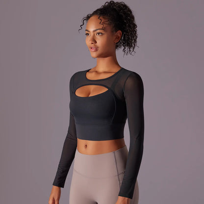 Fit Pulse Mesh Long Camisole